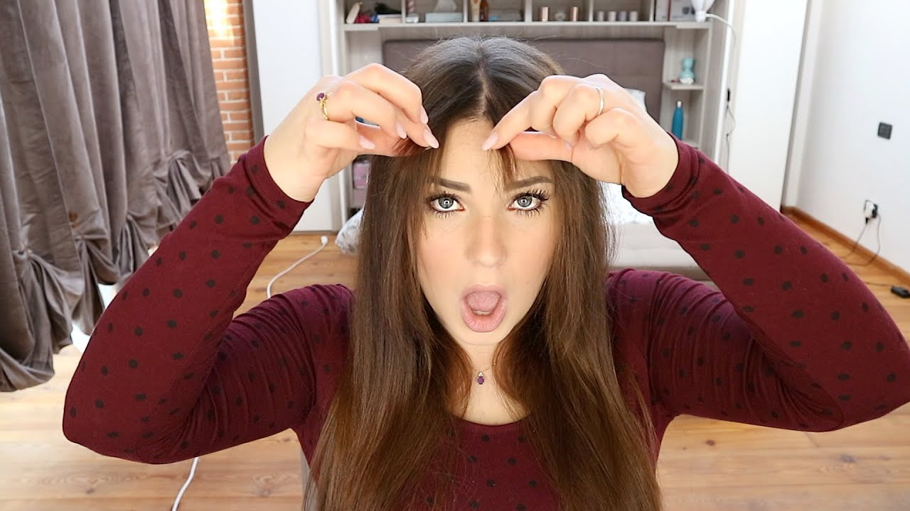 TAGLIO I CAPELLI DA SOLA!! Frangetta