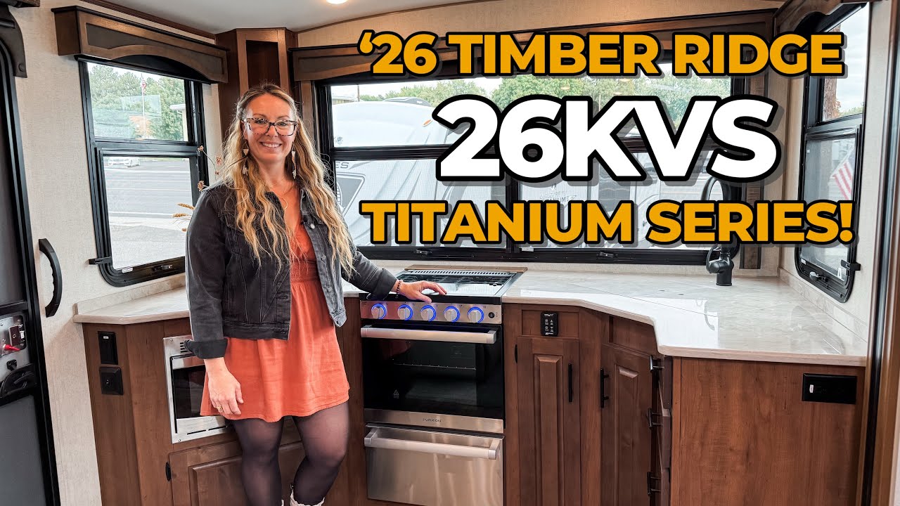 New 2026 Outdoors RV Timber Ridge 26KVS - 4 Season, Off Grid, Off Road, High Quality Trailer!