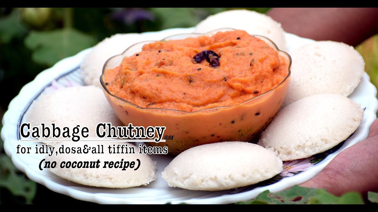 How to make Cabbage Chutney for idly, dosa & all tiffin varieties |கோஸ் சட்னி recipe