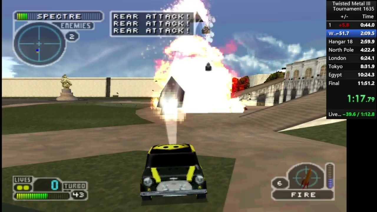 Twisted Metal 3 SpeedRun (Pure Lunacy)| Club Kid | 11:48 | WORLD RECORD