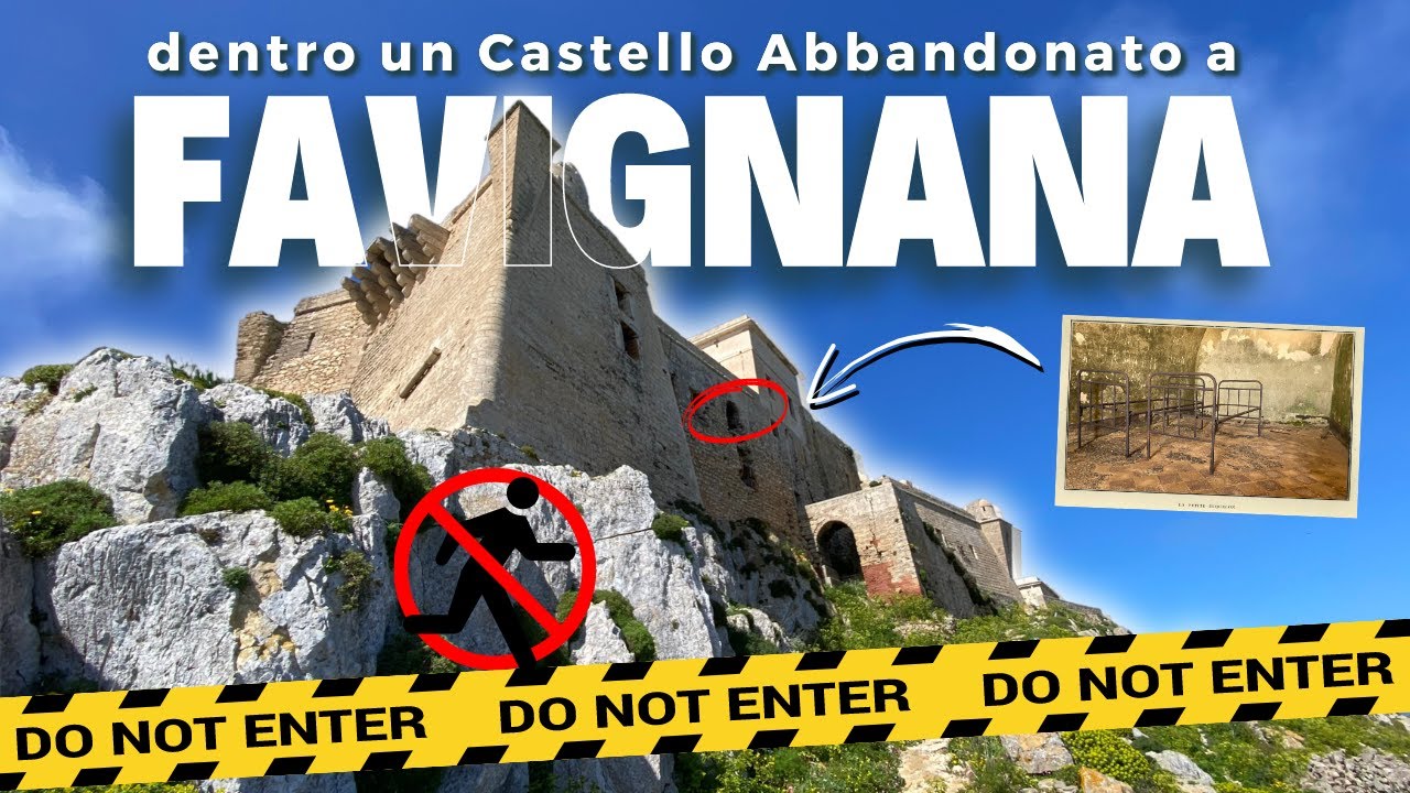 FAVIGNANA PROIBITA: la VISTA da qui su &egrave; PAZZESCA! 🤯🏰