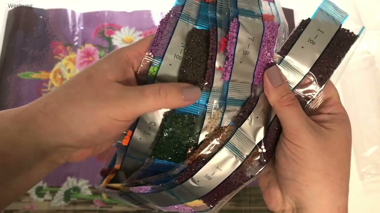 Diamond Painting Deutsch | Unboxing  Blumenstrauss | Action