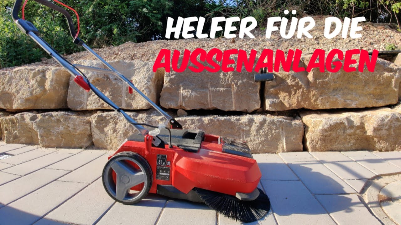 Einhell Kehrmaschine TE-SW 18/610 Li-Solo / ausgepackt und ausprobiert