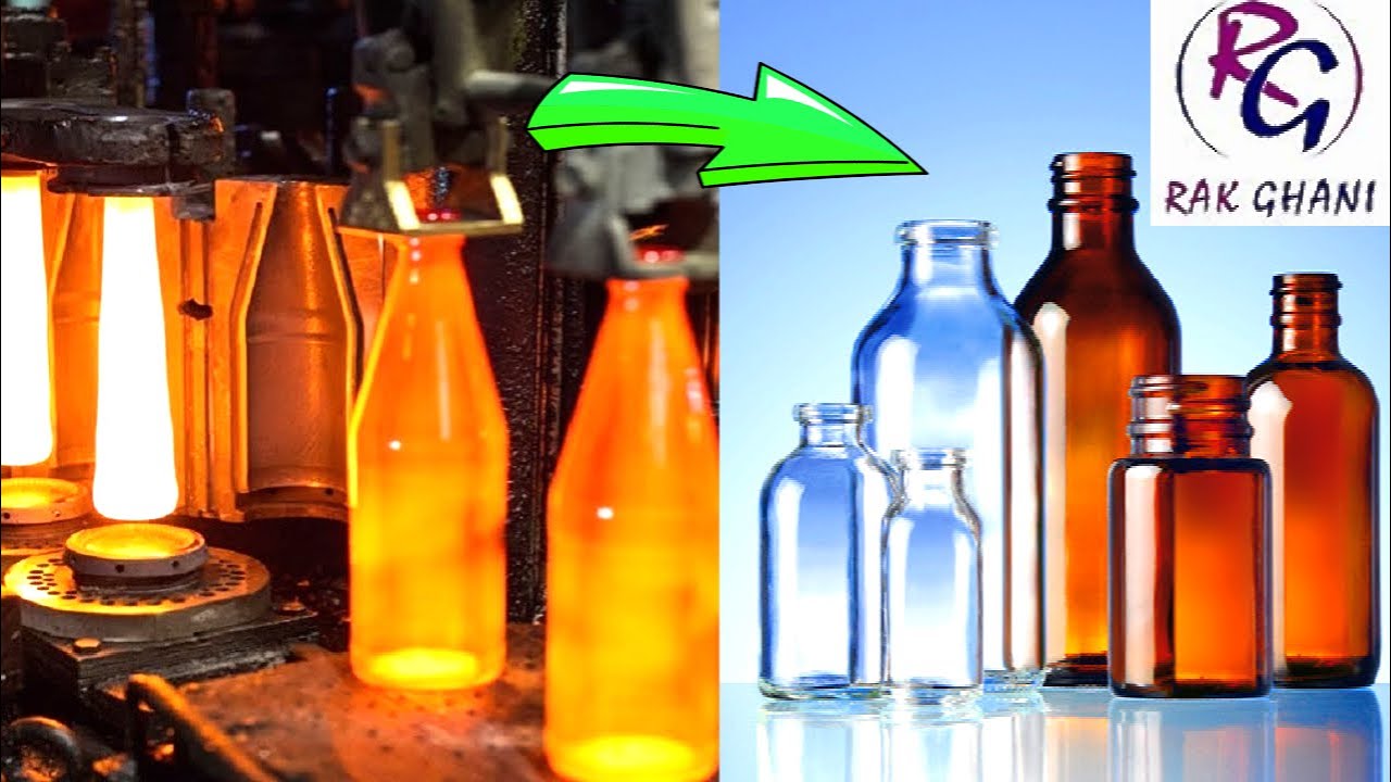 Glass Bottles Manufacturing In I.S  Machine