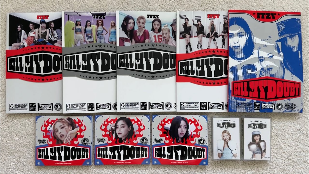♡Unboxing ITZY 있지 7th Mini Album Kill My Doubt (Standard, Limited, Digipack & Cassette Tape Ver.)♡