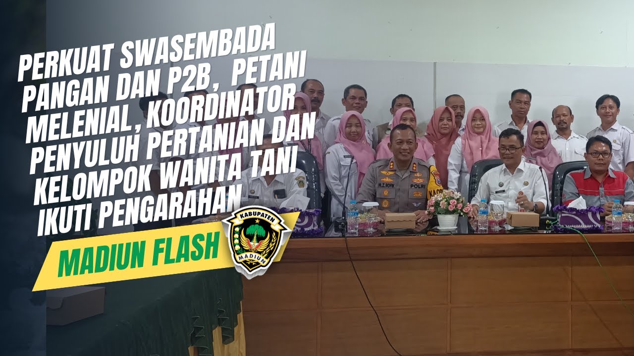 Perkuat Swasembada Pangan dan P2B, Petani Melenial, Koordinator Penyuluh dan KWT Ikuti Pengarahan
