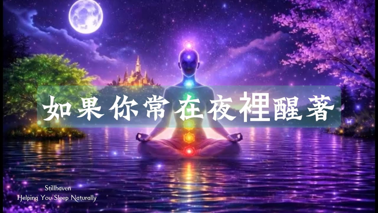 432Hz 七脈輪深層睡眠療癒音樂🌙Alpha 波安定神經｜從海底輪到頂輪安心入睡Chakra Healing Sleep Music  Alpha Waves for Deep Sleep