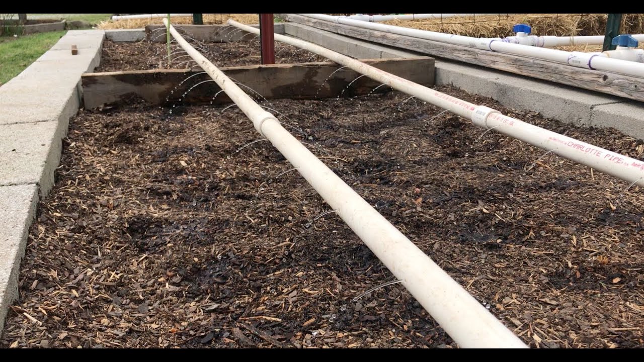 PVC Irrigation for the Garden