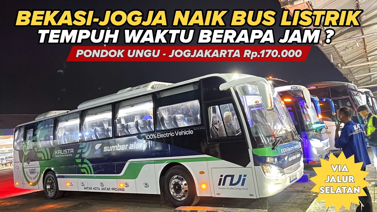 [PART2] BERAPA KALI NGISI DAYA BATERAI SELAMA PERJALANAN⁉️ Trip Bus Listrik Sumber Alam