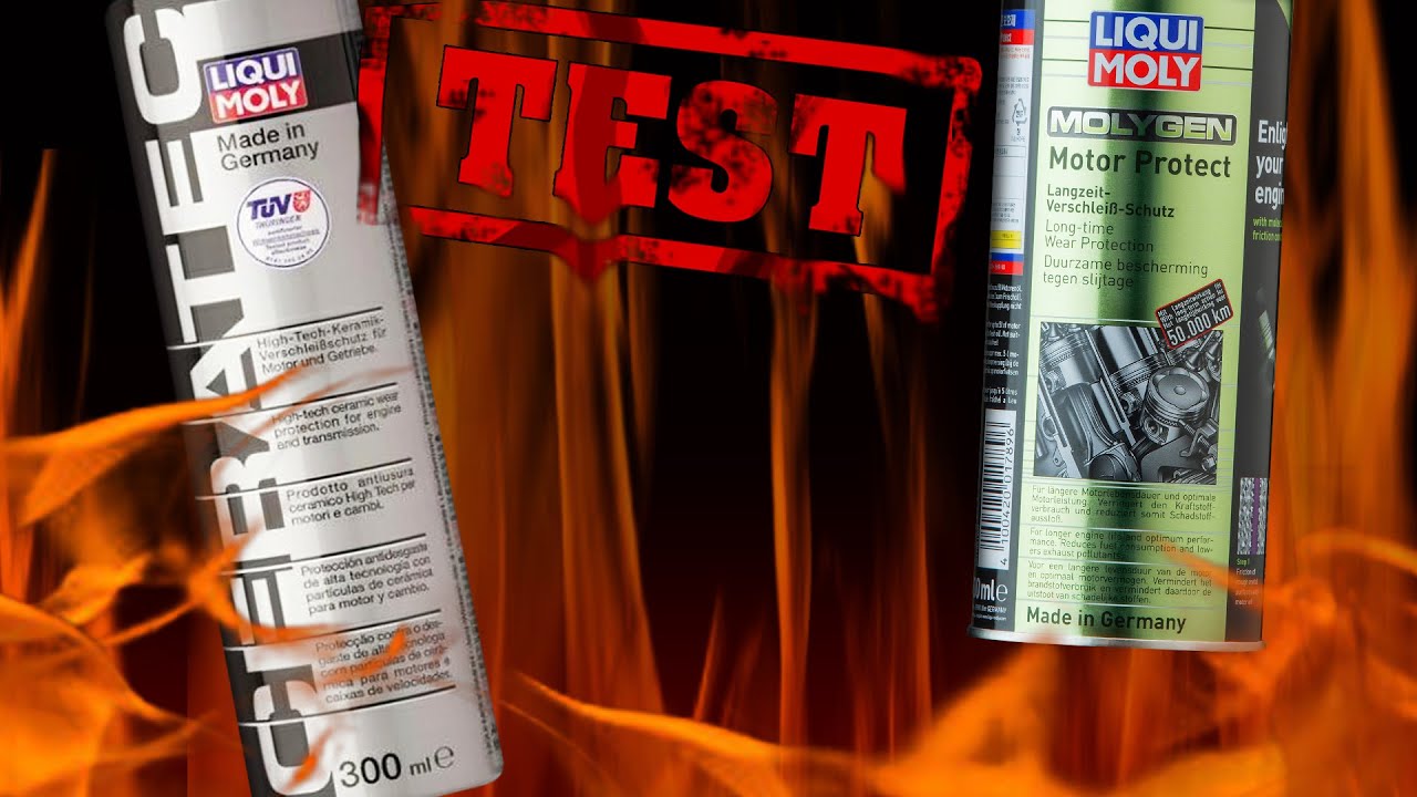 Ceratec Liqui Moly kontra Molygen Liqui Moly Clean Test 400&deg;C