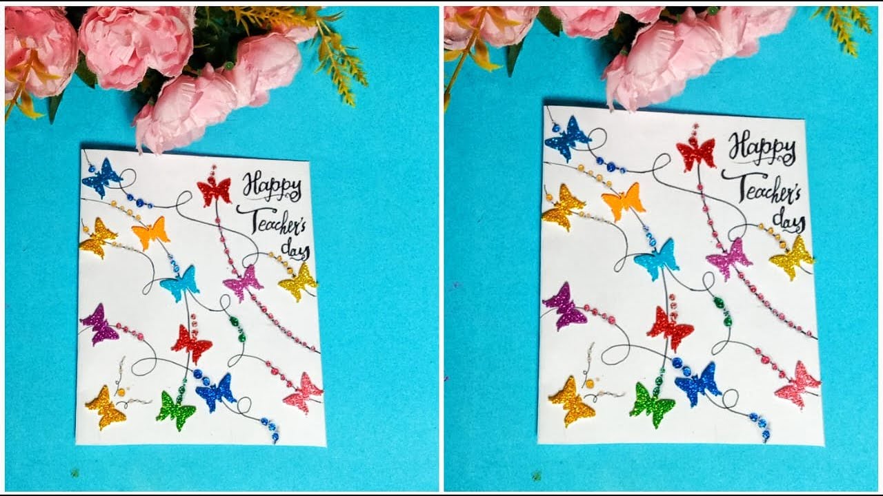 "Happy Teachers Day Card | Easy Handmade Card for Teachers Day 2025 | DIY  Teachers day Card"