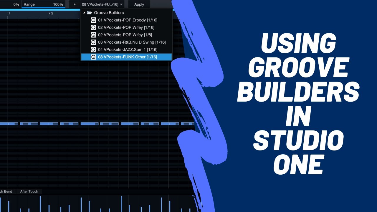 Tutorial - Using Groove Builders in Studio One