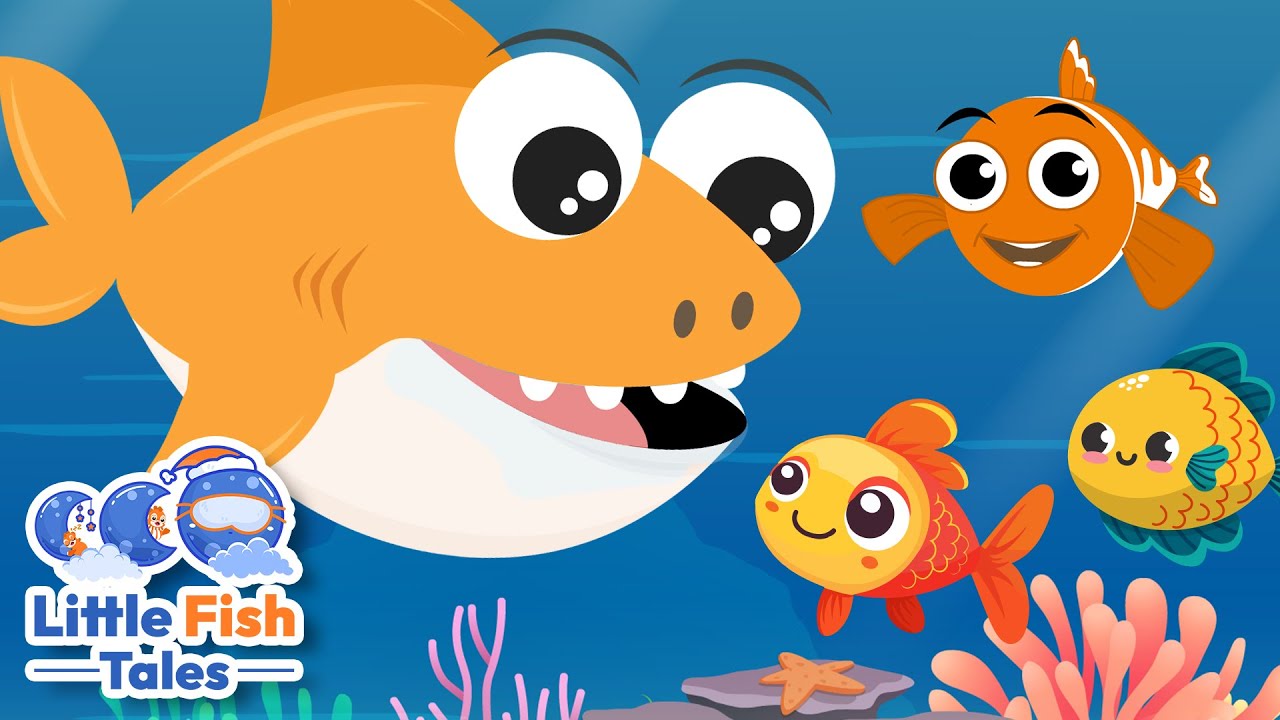 10 Little Fishies + Little Fish | Little Fish Tales | #fish