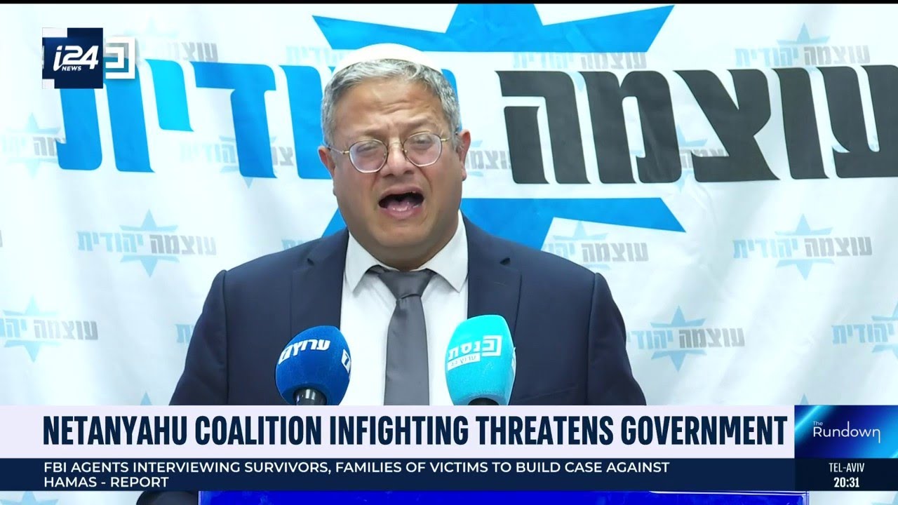 Ben Gvir, Shas butt heads, threatening embattled coalition