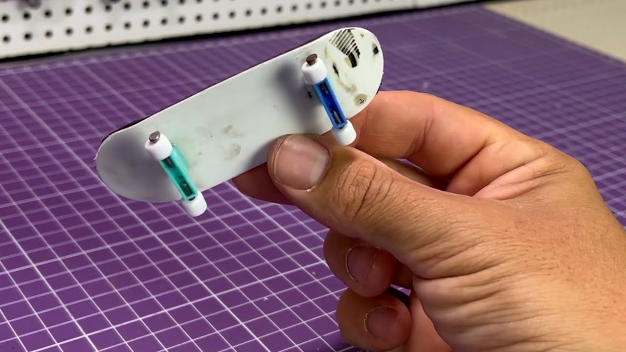 COMO FAZER UM FINGERBOARD CASEIRO!