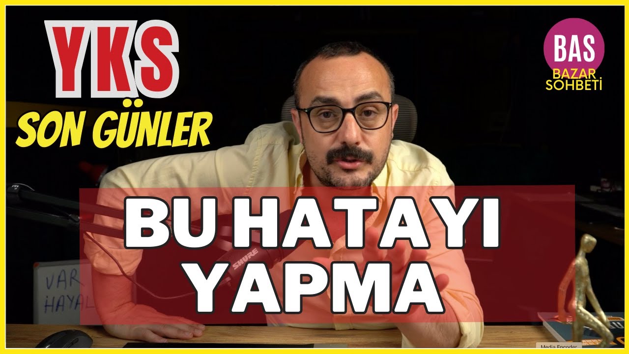 Konu mu? Deneme mi? YKS Yapılan hatalar Bazar Sohbeti