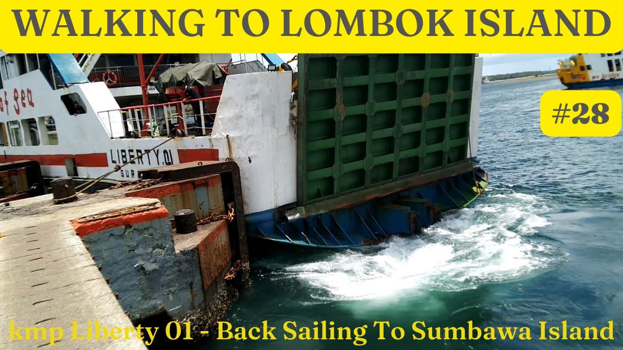 Liberty 01 Surabaya - Sailing from Sumbawa to Lombok Kayangan Harbor to drop off passengers. #28