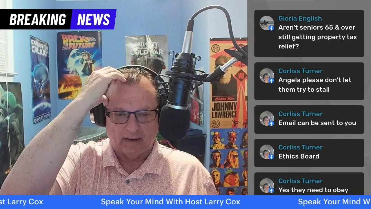 SPEAK YOUR MIND WITH LARRY COX