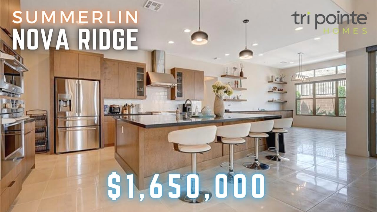 Modern Luxury Home for Sale at Nova Ridge in South Summerlin, Las Vegas, NV | $1,650,000
