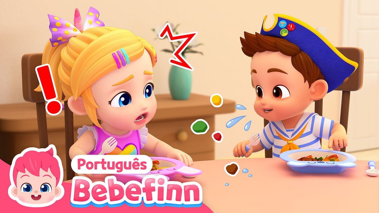 EP95 | Boas Maneiras para Dia a Dia | H&aacute;bitos Saud&aacute;veis | Bebefinn em Portugu&ecirc;s - Can&ccedil;&otilde;es Infantis