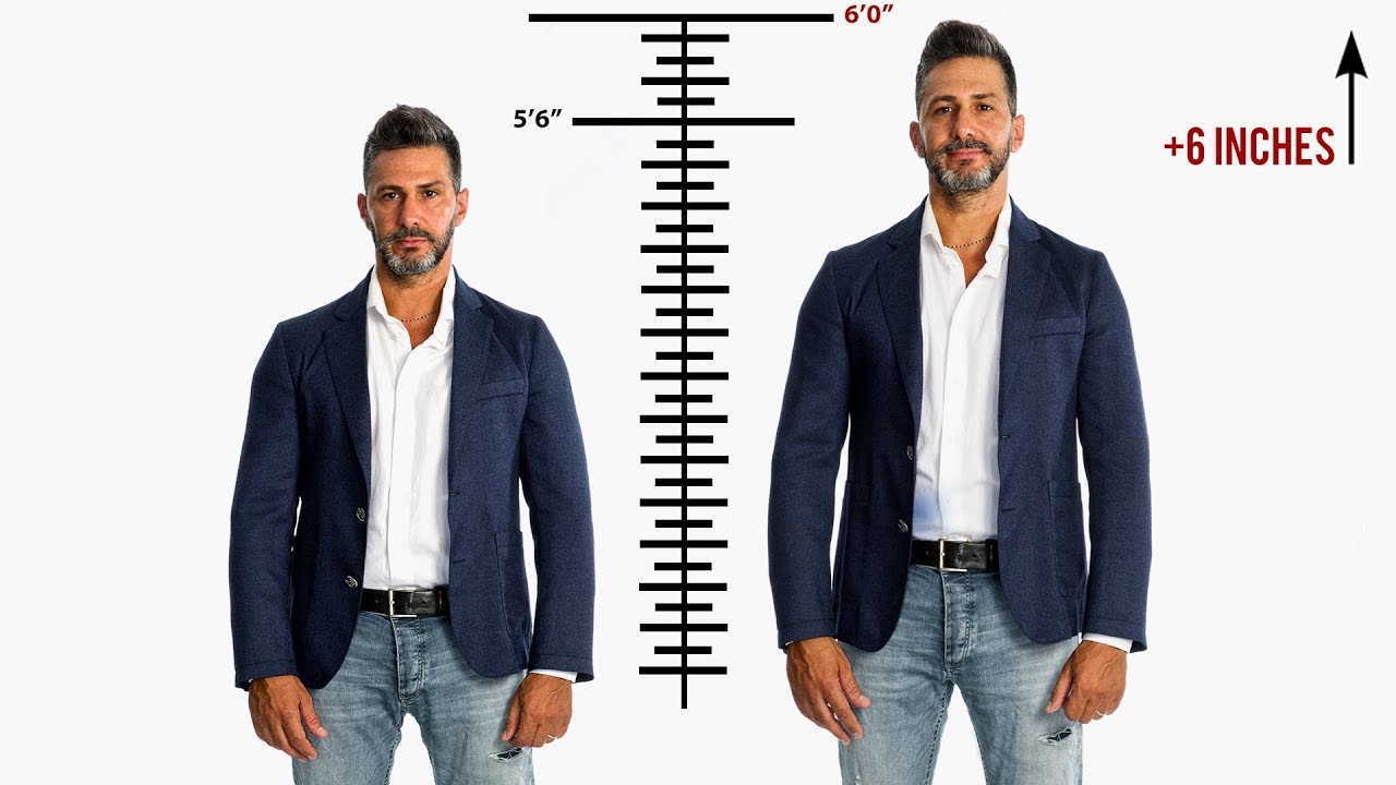 How to increase your height up to 6 inches (15 cm) with GuidoMaggi Elevator Shoes in 2021