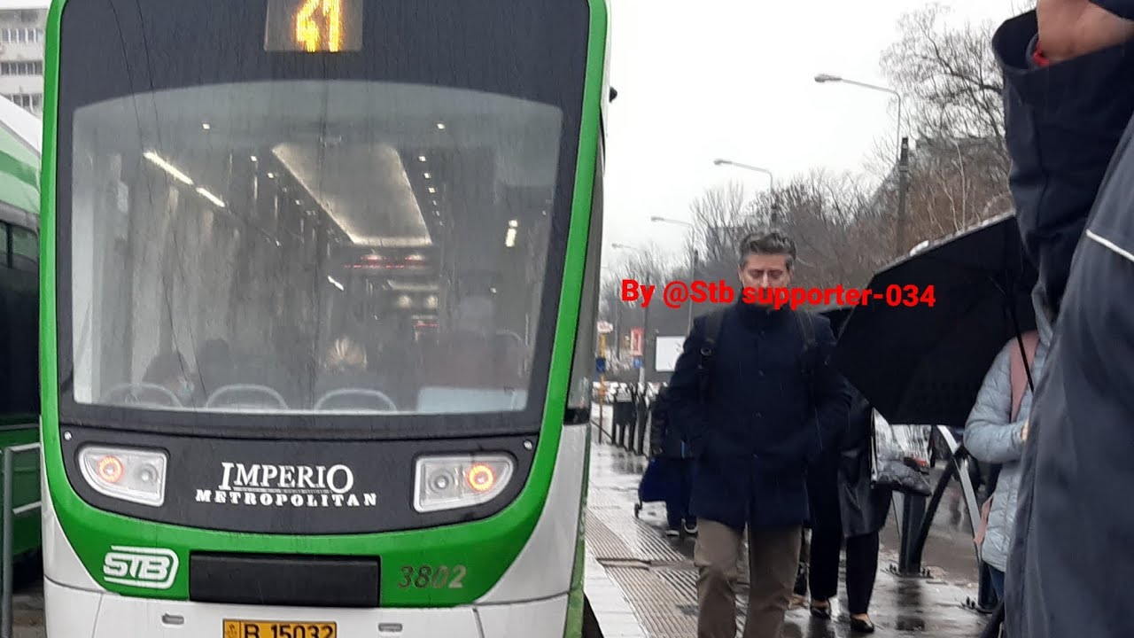 Prin Semănătoarea Cu Tramvaiul Astra Imperio Metropolitan #3802 Pe Linia 41