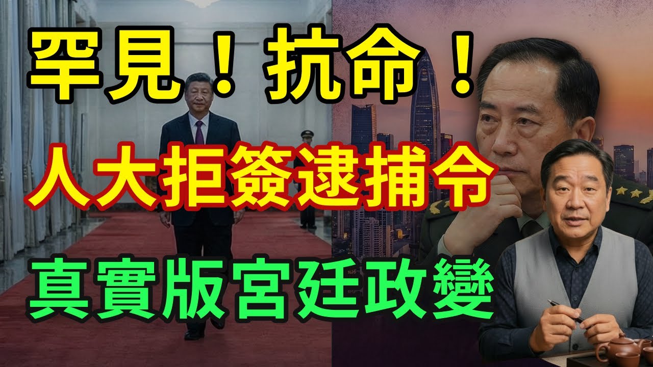 趙樂際罕見“亮劍”？人大常委會拒簽逮捕令，中南海上演真實版“權力的遊戲”