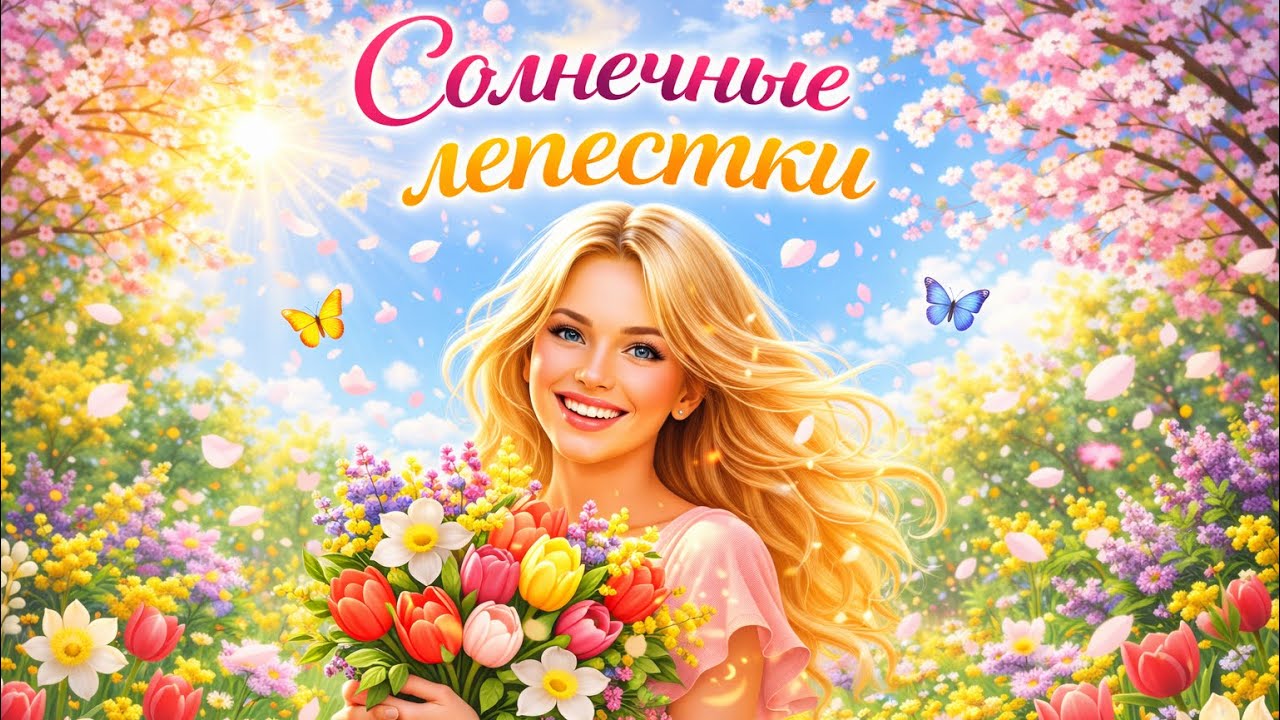 Солнечные лепестки 🌸 Весёлая весенняя песня о любви и радости | Музыкальный альбом 