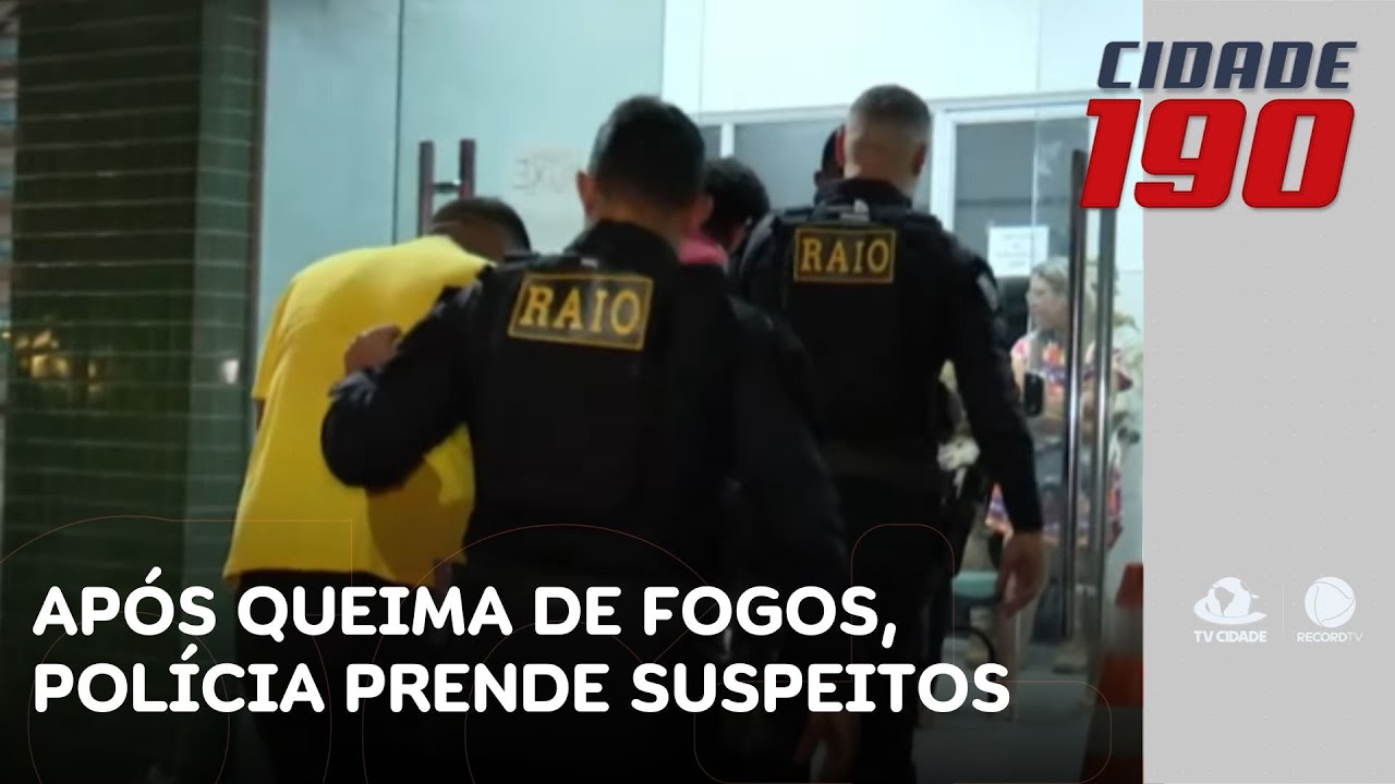 Ap&oacute;s queima de fogos, pol&iacute;cia faz satura&ccedil;&otilde;es em v&aacute;rios bairros e prende suspeitos | Cidade 190