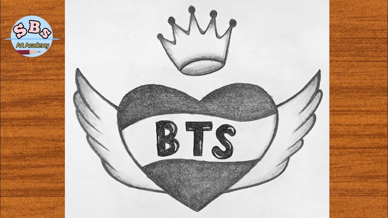 How to draw BTS ||BTS drawing easy ||BTS drawing for beginners ||Easy BTS drawing tutorial ||Drawing