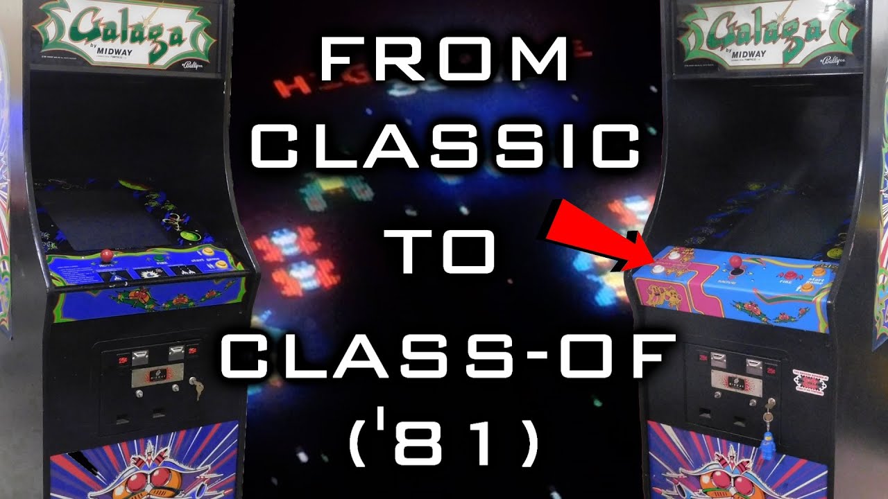 Converting Galaga to Class of '81 (Ms. Pac-Man Invades Galaga!)