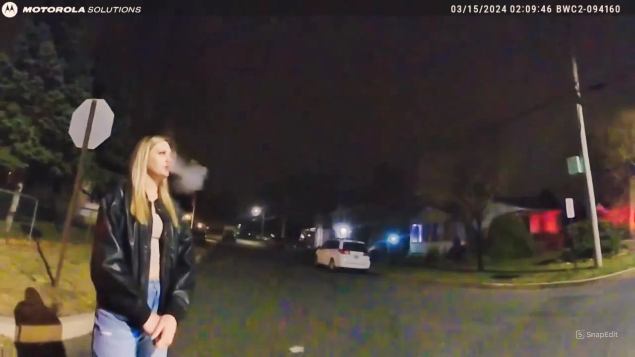 2nd dui at 23!! Girl just stop!! GEEZ Cops