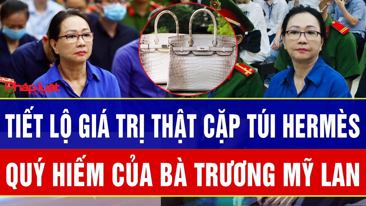 Định giá tài sản bà Trương Mỹ Lan: Tiết lộ giá trị thật của cặp túi Hermès quý hiếm