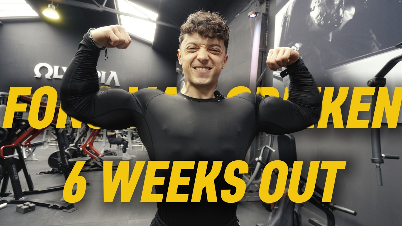 6 weeks out & insane shape update...