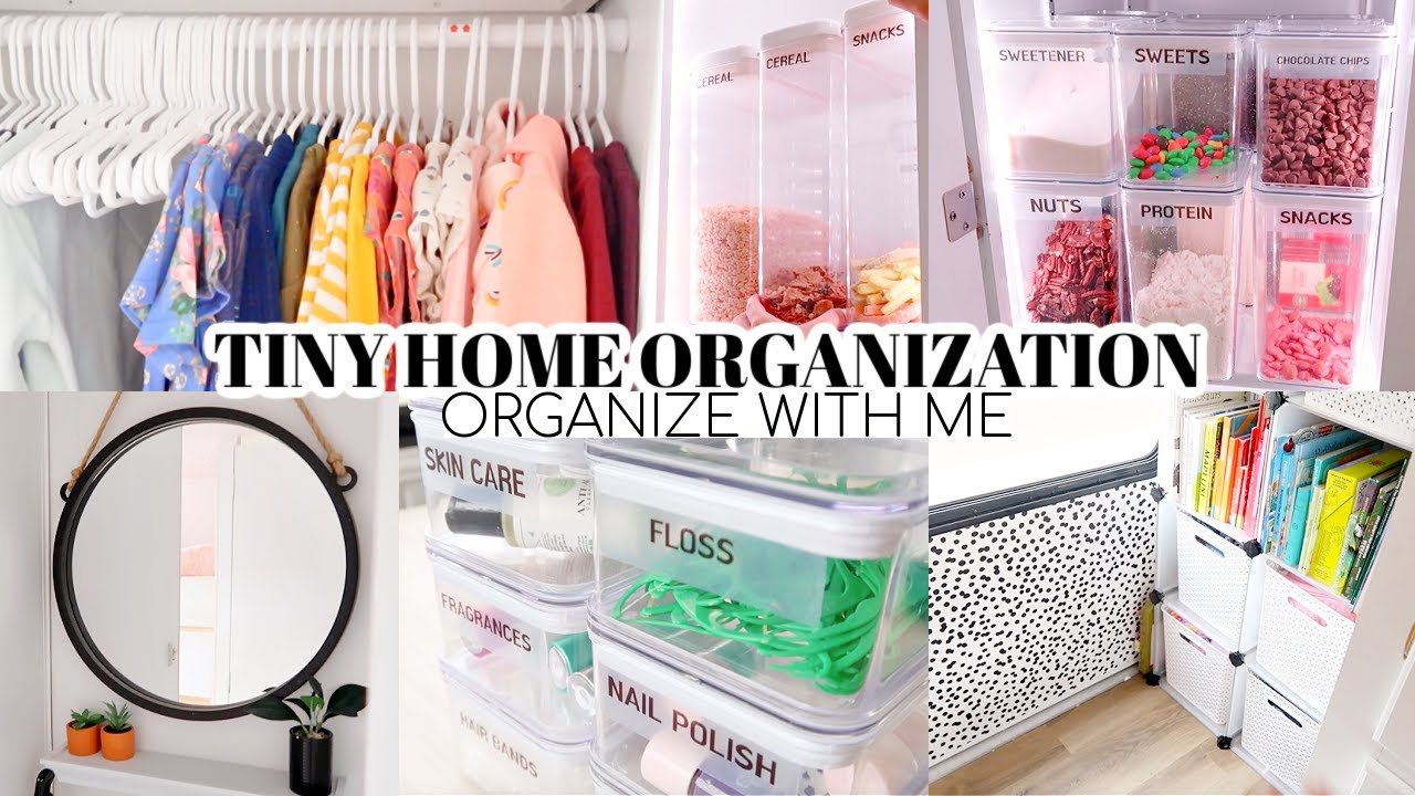 ORGANIZE WITH ME | TINY HOME ORGANIZATION | DECLUTTER CLEAN WITH ME | EXTREME MOTIVATION 2021