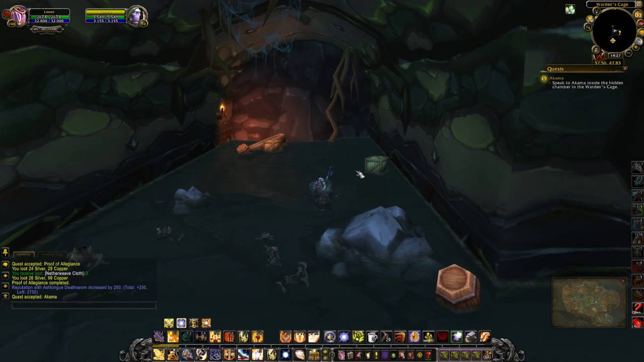Akama Quest ID 10628 Playthrough Shadowmoon Valley