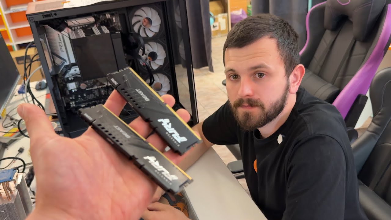 Клиент купил 32GB с Авито за 27000₽ и попал! Материнка за 100.000 рублей! 1 человек пишел за ПК! 🤬🤯 