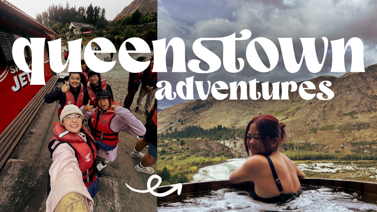 EPIC RIDE shotover jet in queenstown, onsen hot pools & driving to Wanaka | new zealand vlog | EP 2