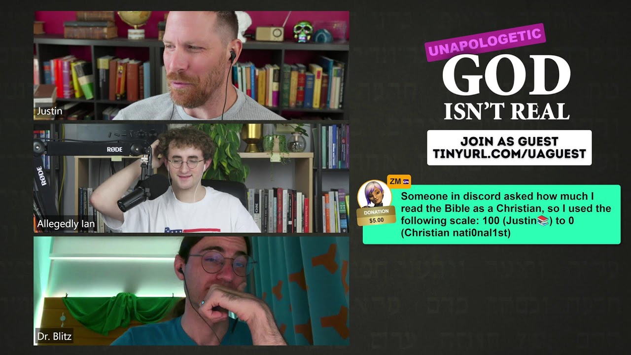 God is NOT Real! [Unapologetic Live Debate] - Episode 29 - 9/7/2025