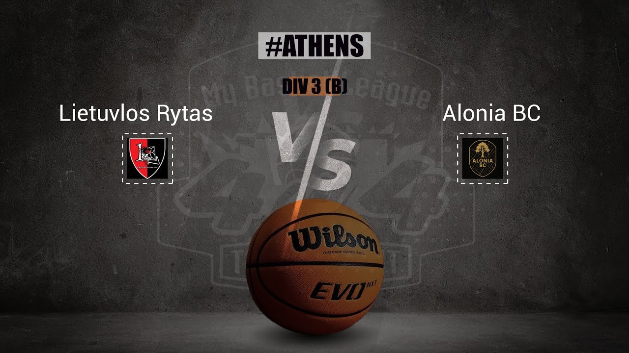 Lietuvlos Rytas vs Alonia BC