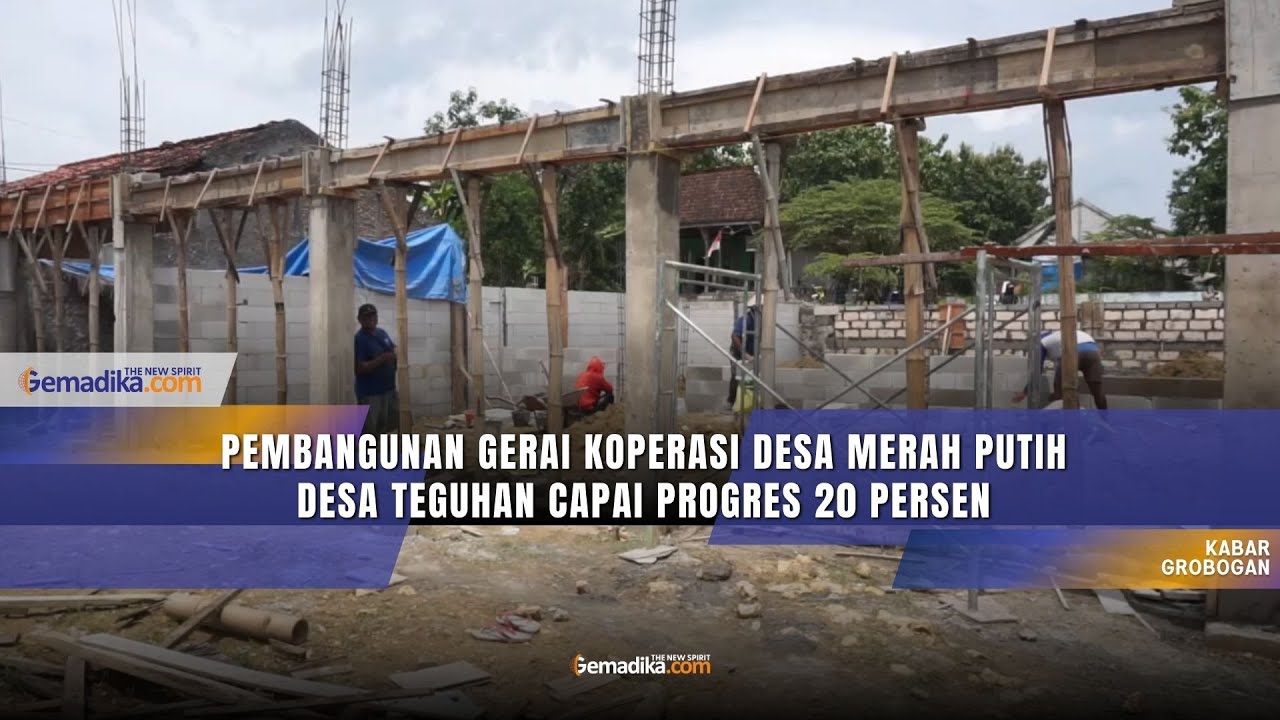 Target Rampung Maret, Progres Gerai Koperasi Teguhan Capai 20 Persen
