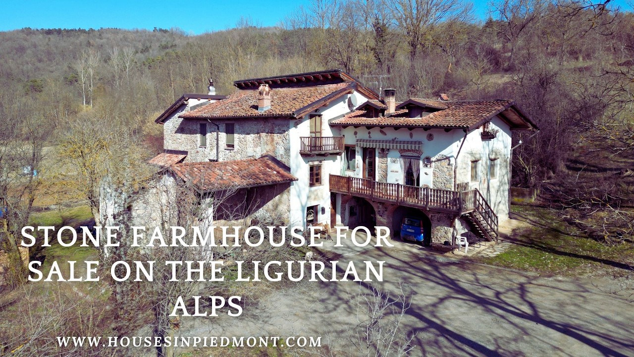 Exclusive stone farmhouse for sale on the Ligurian Alps | Bagnasco, Piedmont – 5.500 sqm land