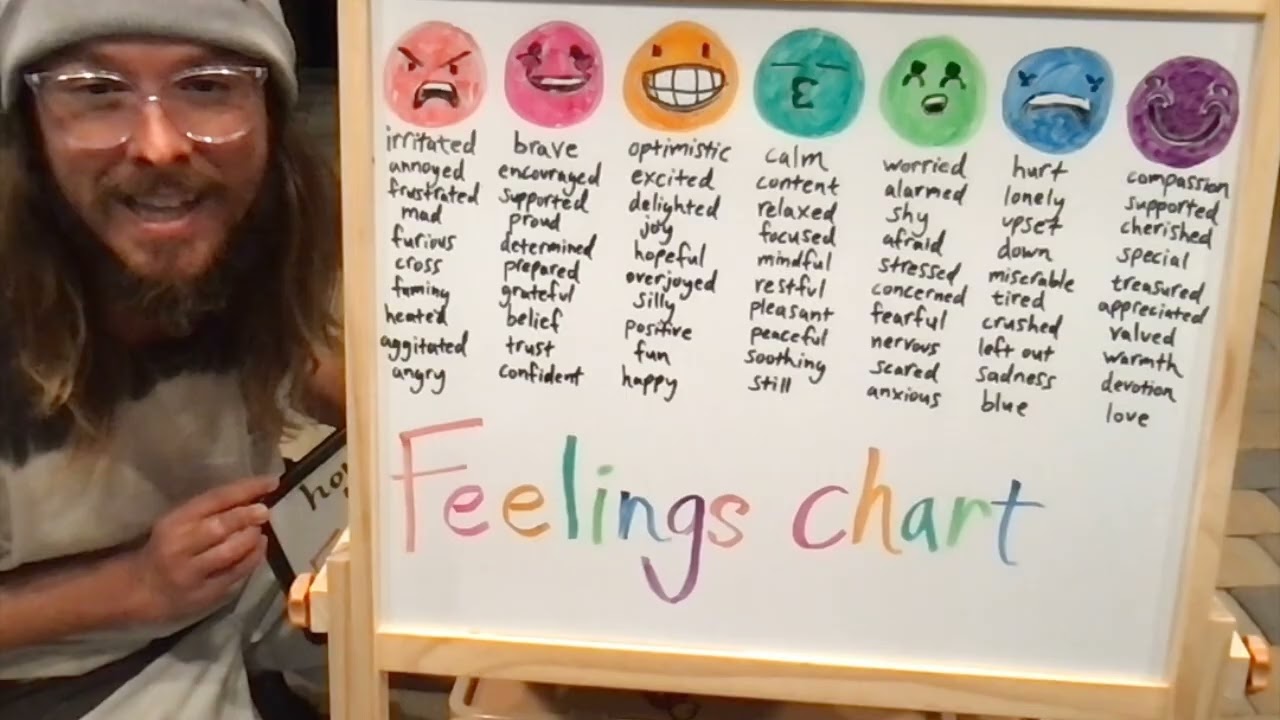 the feelings chart... how are you feeling?