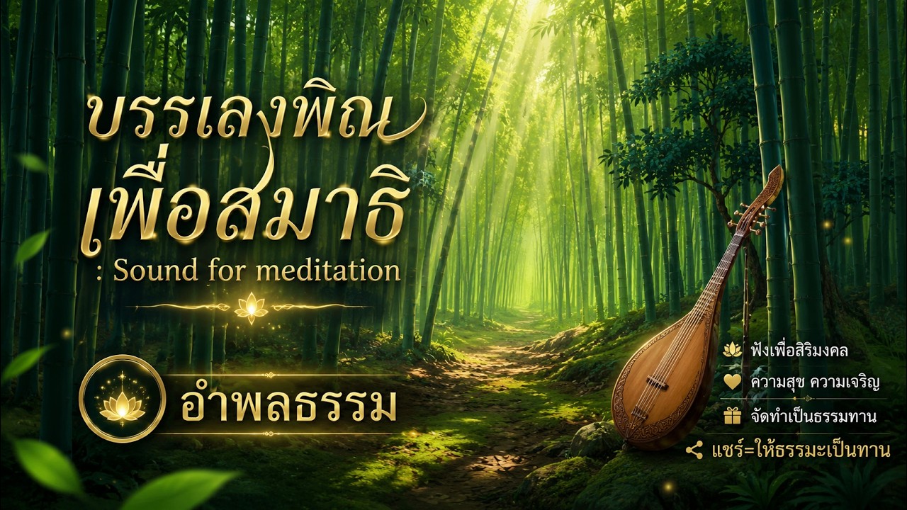 บรรเลงพิณเพื่อสมาธิ : Sound for meditation