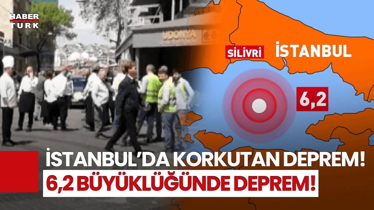SON DAKİKA! İstanbul'da Şiddetli Deprem Meydan Geldi!