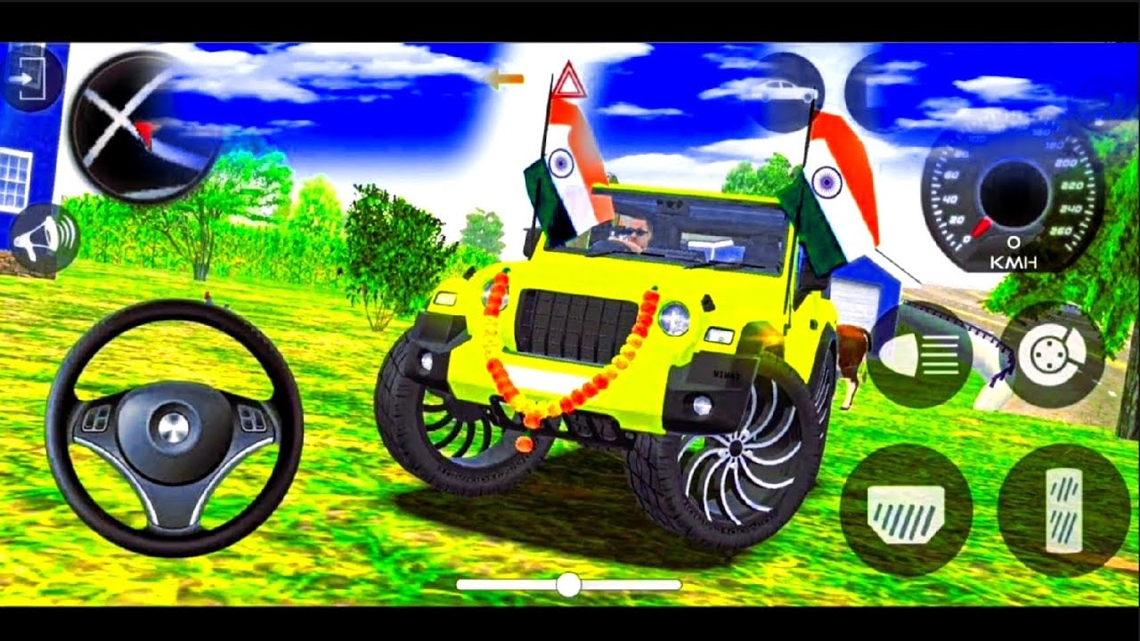 Modified Mahindra Thar😈Games:India Yellow Thar (Gadi Wala Games) Car Game Android Game - #2026