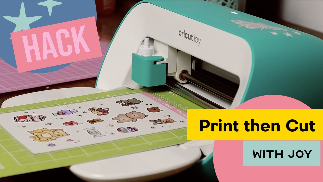 How to print then cut with cricut (Joy) | Tutorial (old)
