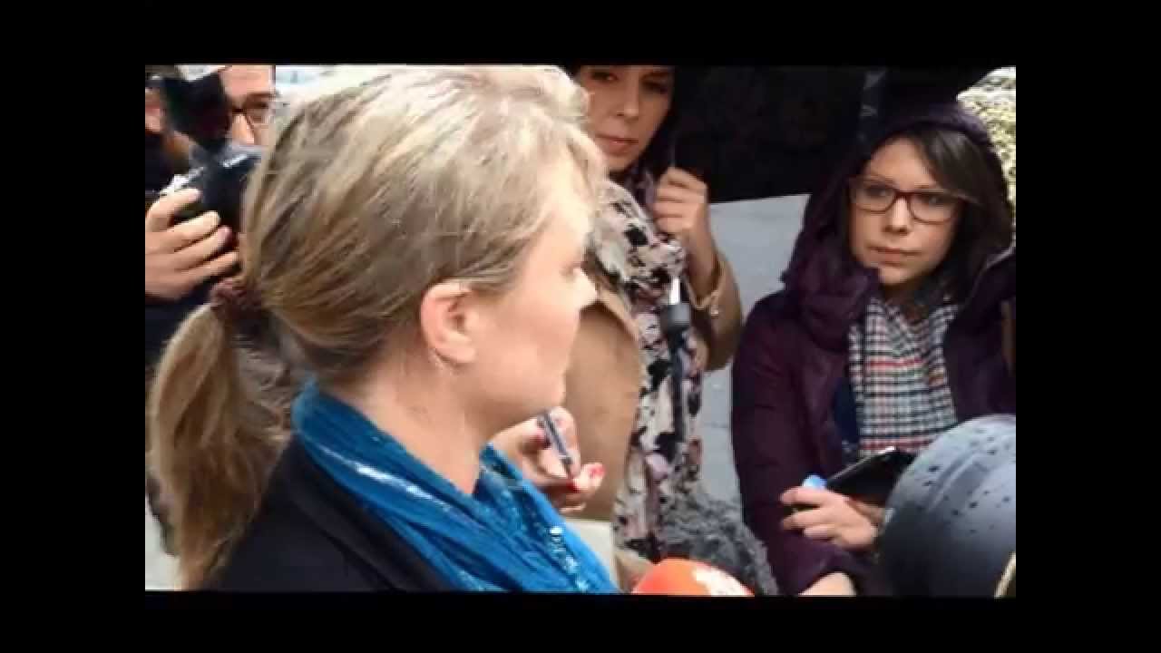 Mairia Cahill arrives at Government buildings