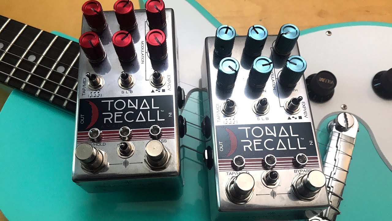 Red Knob vs Blue knob Tonal Recall comparison