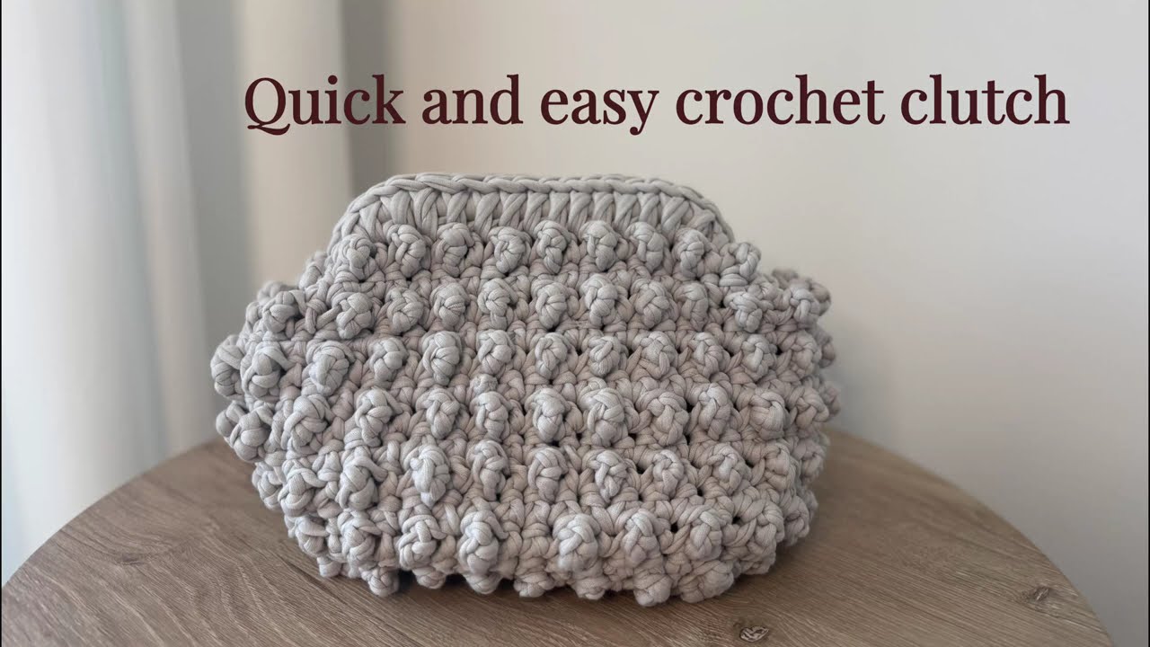 Trousse au crochet rapide et facile.